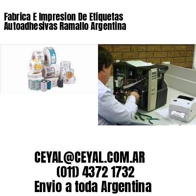Fabrica E Impresion De Etiquetas Autoadhesivas Ramallo Argentina