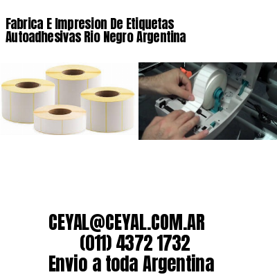 Fabrica E Impresion De Etiquetas Autoadhesivas Rio Negro Argentina