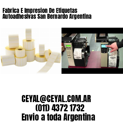 Fabrica E Impresion De Etiquetas Autoadhesivas San Bernardo Argentina