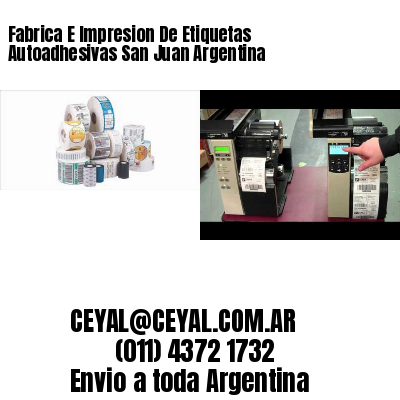 Fabrica E Impresion De Etiquetas Autoadhesivas San Juan Argentina