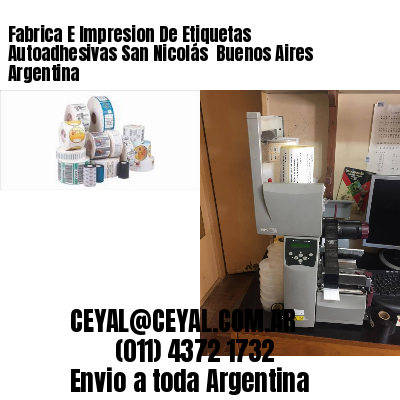 Fabrica E Impresion De Etiquetas Autoadhesivas San Nicolás  Buenos Aires Argentina