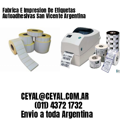 Fabrica E Impresion De Etiquetas Autoadhesivas San Vicente Argentina