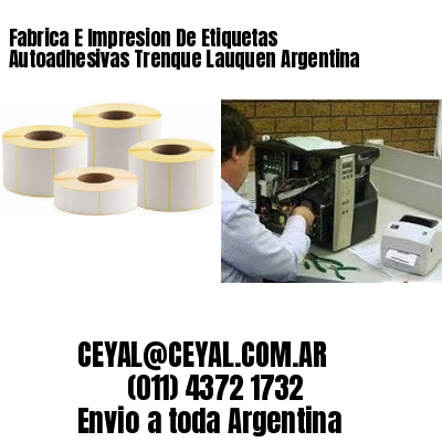 Fabrica E Impresion De Etiquetas Autoadhesivas Trenque Lauquen Argentina