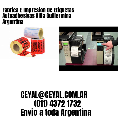 Fabrica E Impresion De Etiquetas Autoadhesivas Villa Guillermina Argentina