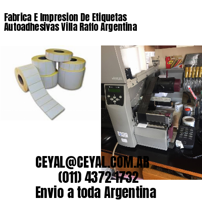 Fabrica E Impresion De Etiquetas Autoadhesivas Villa Raffo Argentina