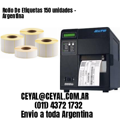 Rollo De Etiquetas 150 unidades – Argentina