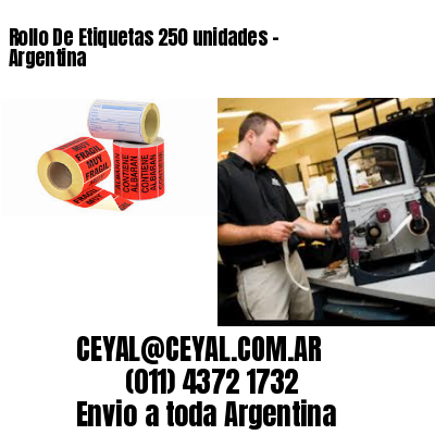 Rollo De Etiquetas 250 unidades – Argentina