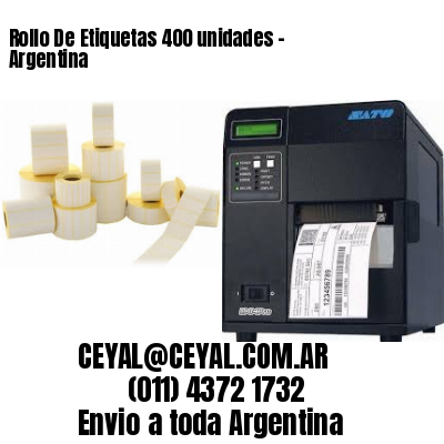 Rollo De Etiquetas 400 unidades – Argentina