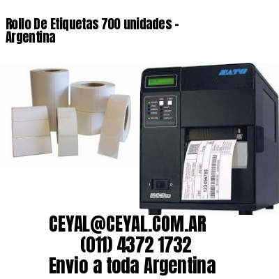 Rollo De Etiquetas 700 unidades – Argentina