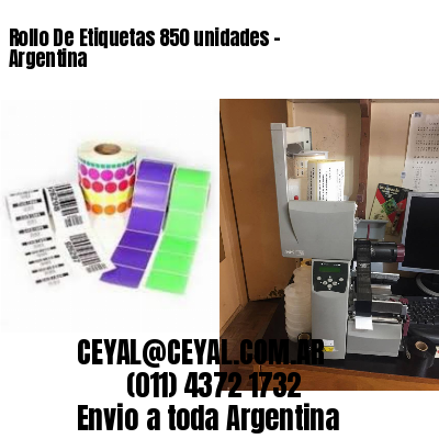Rollo De Etiquetas 850 unidades – Argentina