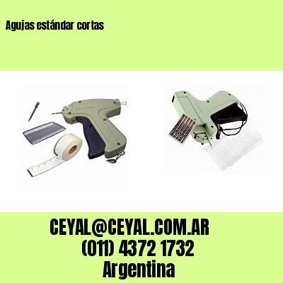 Agujas estándar cortas