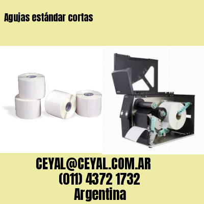 Agujas estándar cortas