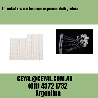 Etiquetadoras con los mejores precios de Argentina