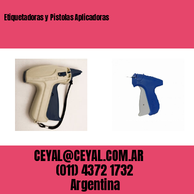 Etiquetadoras y Pistolas Aplicadoras