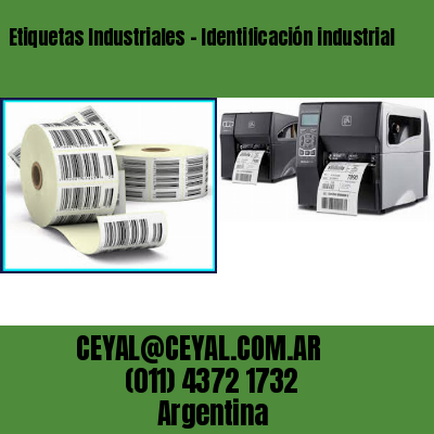 Etiquetas Industriales – Identificación industrial