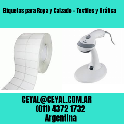 Etiquetas para Ropa y Calzado – Textiles y Gráfica