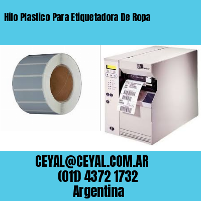 Hilo Plastico Para Etiquetadora De Ropa