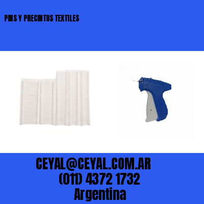 PINS Y PRECINTOS TEXTILES