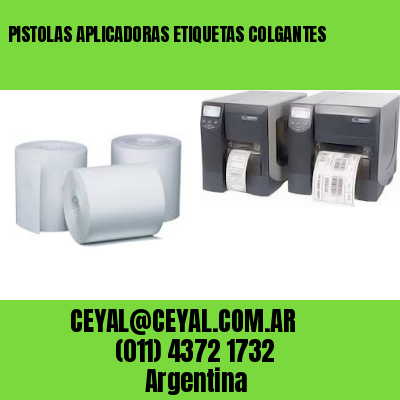 PISTOLAS APLICADORAS ETIQUETAS COLGANTES