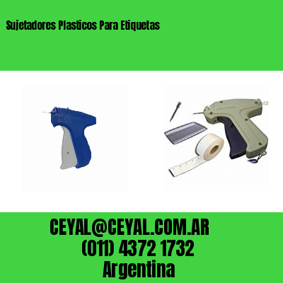 Sujetadores Plasticos Para Etiquetas