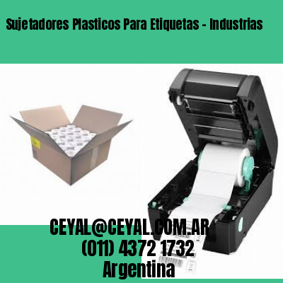 Sujetadores Plasticos Para Etiquetas – Industrias