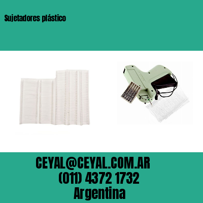Sujetadores plástico