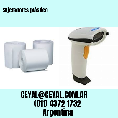 Sujetadores plástico