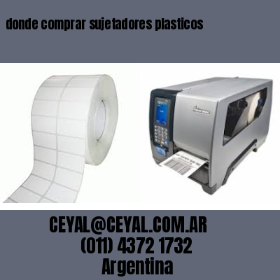 donde comprar sujetadores plasticos