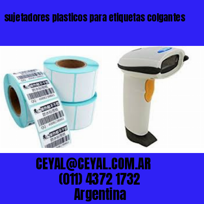 sujetadores plasticos para etiquetas colgantes