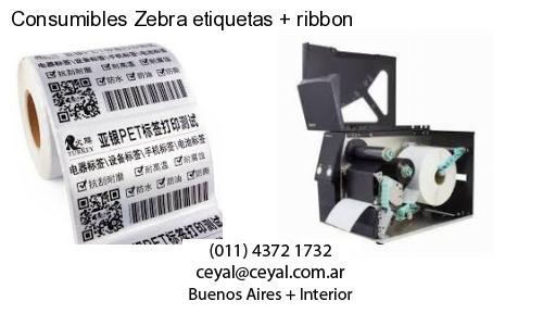 Consumibles Zebra etiquetas   ribbon