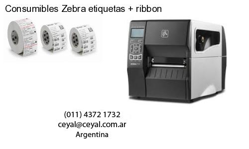 Consumibles Zebra etiquetas   ribbon