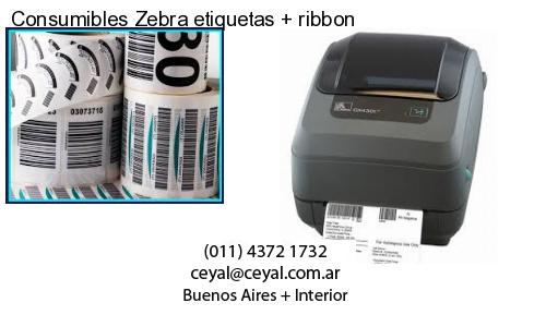 Consumibles Zebra etiquetas   ribbon