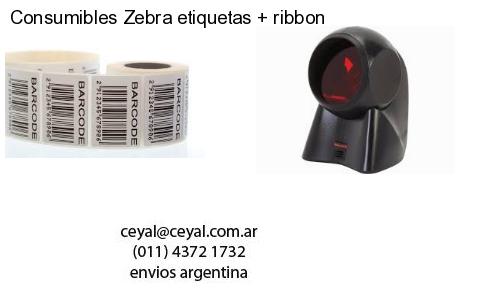 Consumibles Zebra etiquetas   ribbon