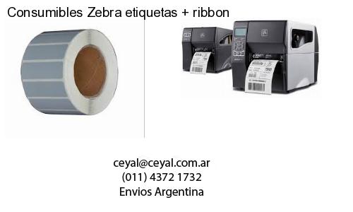 Consumibles Zebra etiquetas   ribbon