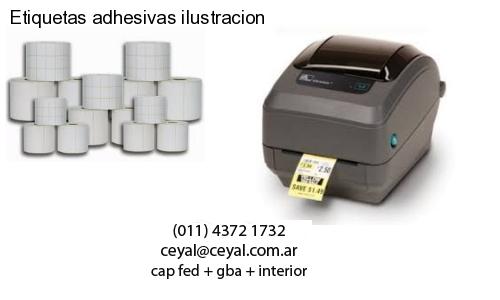 Etiquetas adhesivas ilustracion