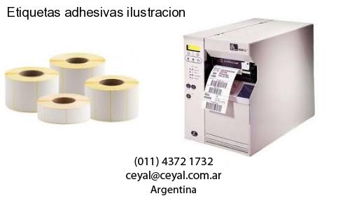 Etiquetas adhesivas ilustracion