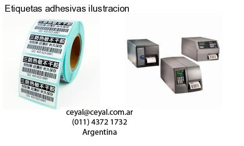Etiquetas adhesivas ilustracion