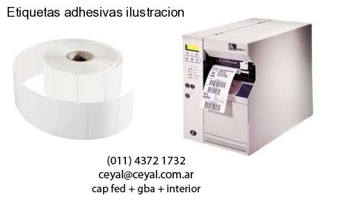 Etiquetas adhesivas ilustracion