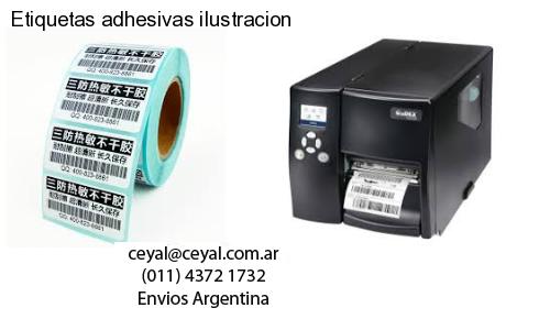 Etiquetas adhesivas ilustracion