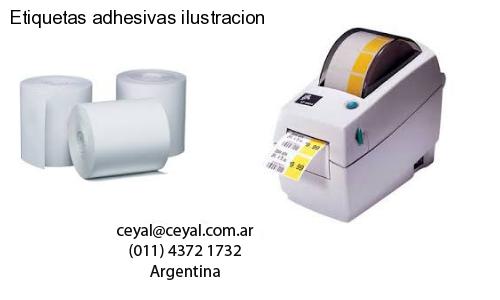 Etiquetas adhesivas ilustracion