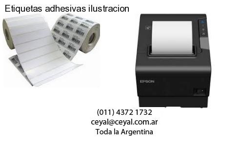 Etiquetas adhesivas ilustracion