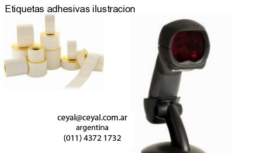 Etiquetas adhesivas ilustracion