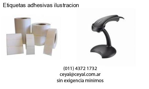 Etiquetas adhesivas ilustracion