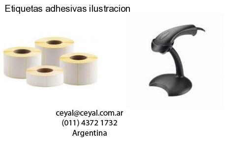 Etiquetas adhesivas ilustracion