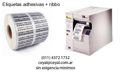 Etiquetas adhesivas   ribbo