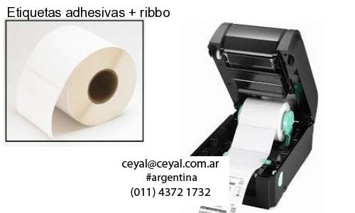 Etiquetas adhesivas   ribbo