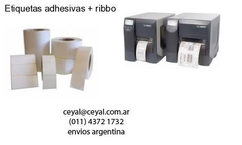 Etiquetas adhesivas   ribbo