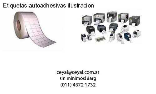 Etiquetas autoadhesivas ilustracion