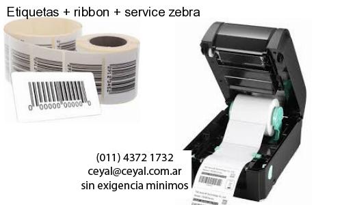 Etiquetas   ribbon   service zebra