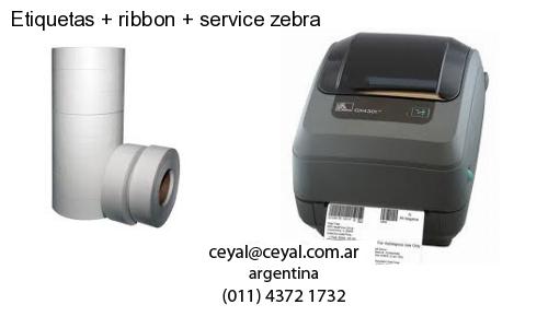 Etiquetas   ribbon   service zebra